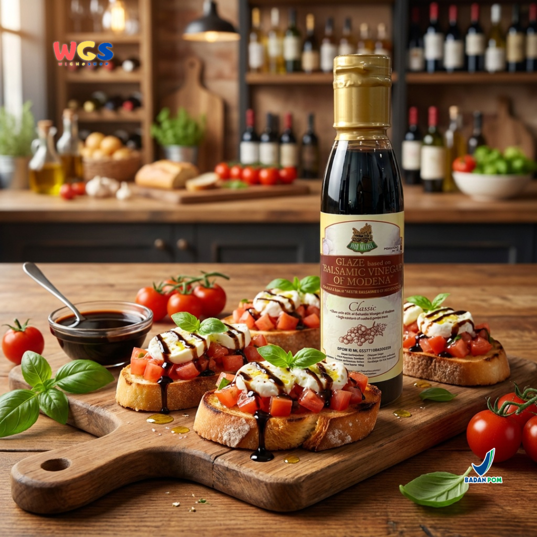 Star Village Balsamic Vinegar Glaze 180g - Saus Cuka Modena untuk Salad Steak