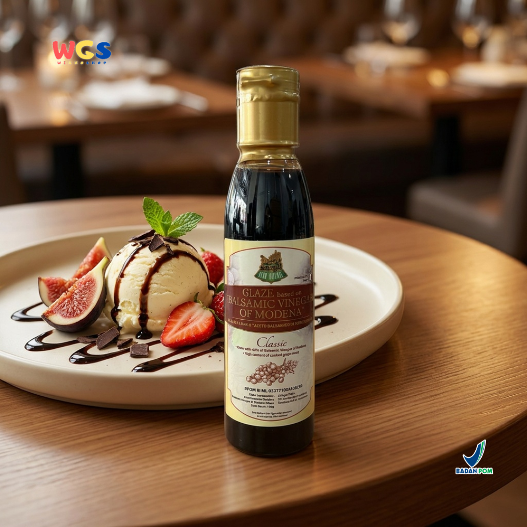 Star Village Balsamic Vinegar Glaze 180g - Saus Cuka Modena untuk Salad Steak