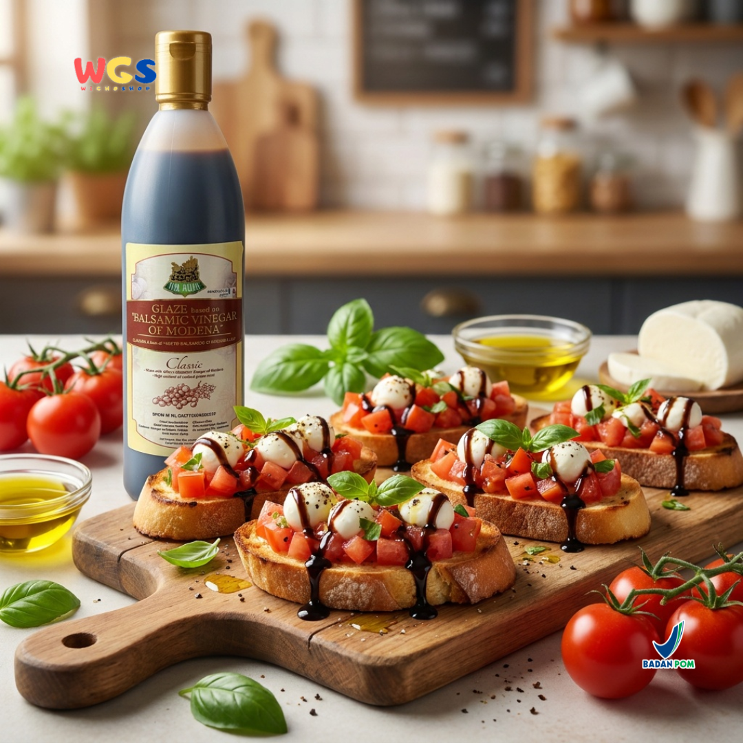 Star Village Balsamic Vinegar Glaze 500g - Saus Cuka Modena untuk Salad Steak
