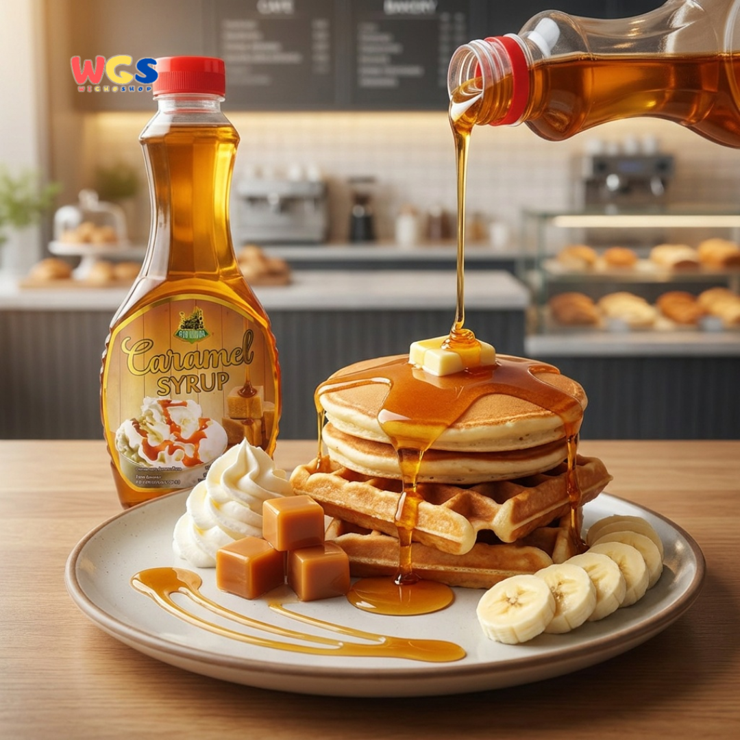 Star Village Caramel Syrup 710ml - Sirup Karamel Coffee Latte Dessert Pancake Waffle Ice Cream Topping