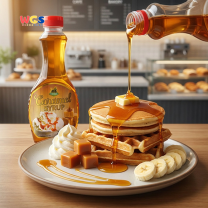 Star Village Caramel Syrup 710ml - Sirup Karamel Coffee Latte Dessert Pancake Waffle Ice Cream Topping