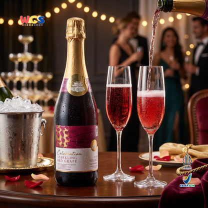 Star Village Celebration Sparkling Red Grape 750ml - Minuman Sparkling Anggur Merah
