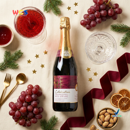 Star Village Celebration Sparkling Red Grape 750ml - Minuman Sparkling Anggur Merah