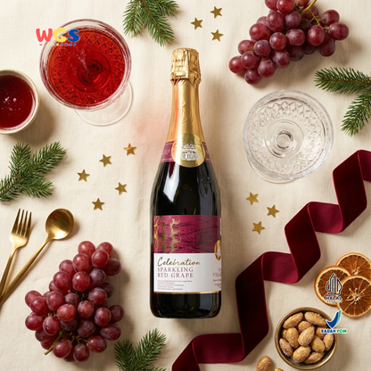 Star Village Celebration Sparkling Red Grape 750ml - Minuman Sparkling Anggur Merah