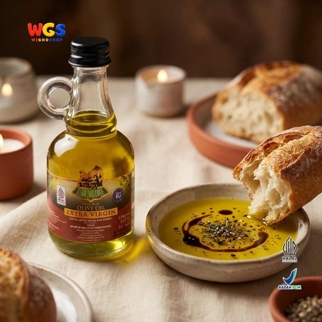 Star Village Extra Virgin Olive Oil 100ml - Minyak Zaitun EVOO Salad Dressing Marinasi Pasta Roti Bumbu