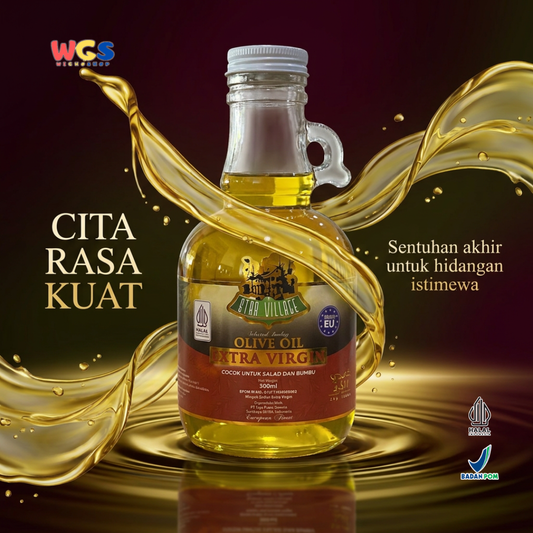 Star Village Extra Virgin Olive Oil 500ml - Minyak Zaitun EVOO Strong Taste untuk Salad Dressing Marinasi Pasta Roti