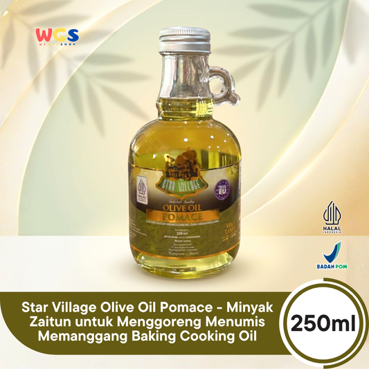 Star Village Olive Oil Pomace 250ml - Minyak Zaitun untuk Menggoreng Menumis Memanggang Baking Cooking Oil