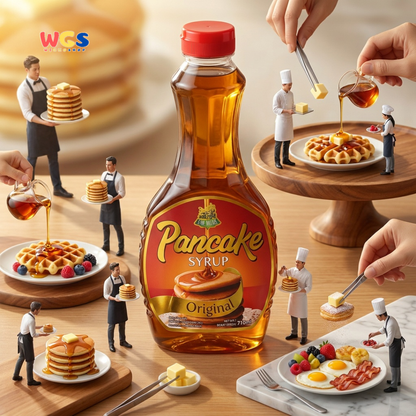 Star Village Pancake Syrup Original 710ml - Sirup Pancake Topping Waffle Roti Ice Cream Dessert Sarapan