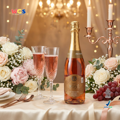 Star Village Sparkling Rose Grape 750ml - Jus Anggur Rose Soda Premium untuk Pesta