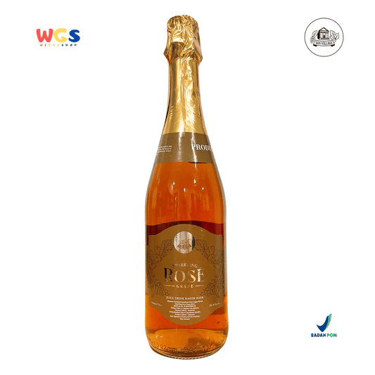 Star Village Sparkling Rosé Grape Juice 750mL – Minuman Anggur Berkarbonasi Tanpa Alkohol