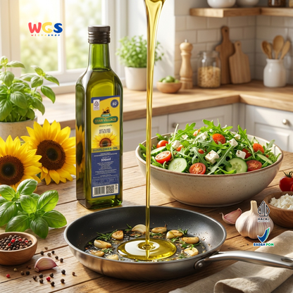 Star Village Sunflower Oil 500ml - Minyak Biji Bunga Matahari Untuk Goreng dan Memanggang