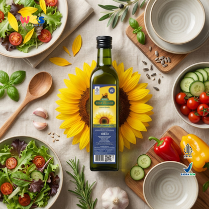 Star Village Sunflower Oil 500ml - Minyak Biji Bunga Matahari Untuk Goreng dan Memanggang
