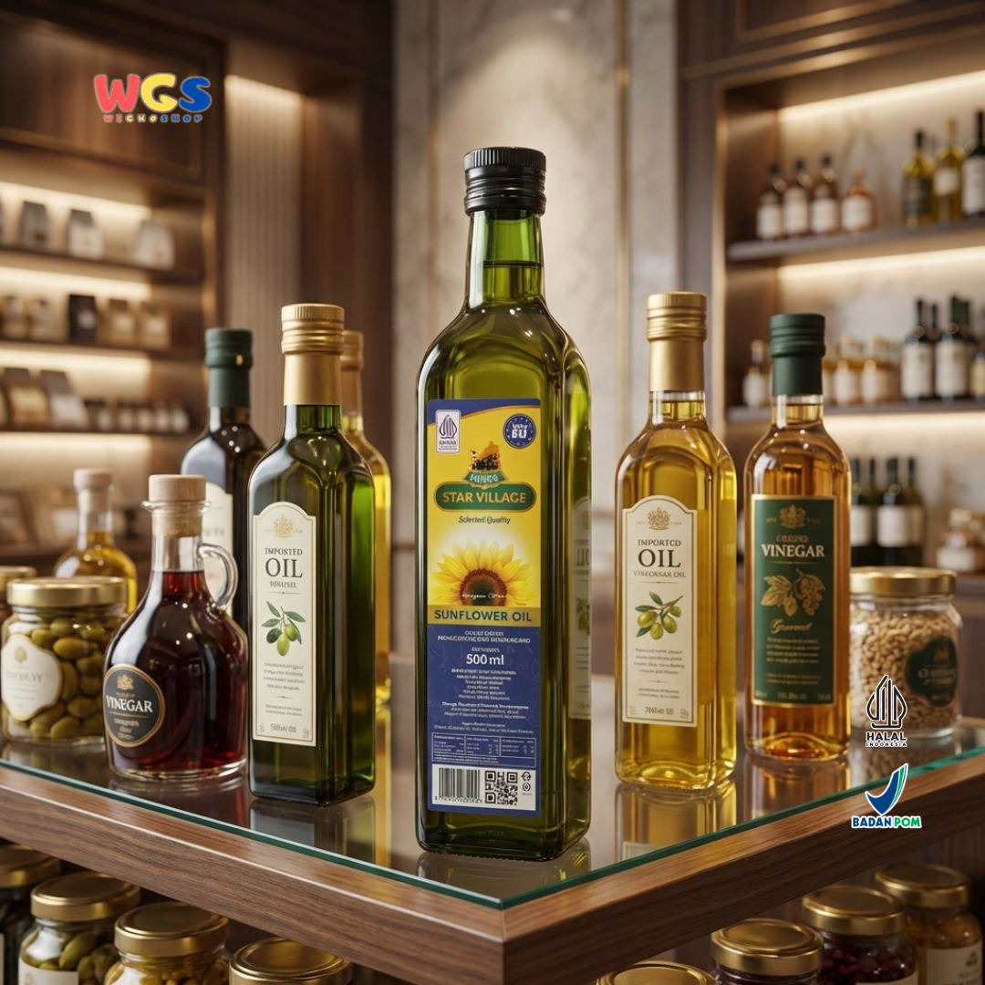 Star Village Sunflower Oil 500ml - Minyak Biji Bunga Matahari Untuk Goreng dan Memanggang