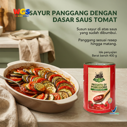 Star Village Tomato Paste 400g - Pasta Tomat Italia Passata di Pomodoro untuk Pasta & Pizza