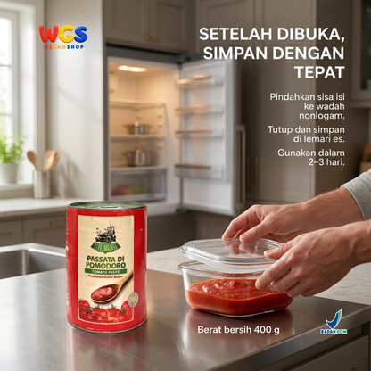 Star Village Tomato Paste 400g - Pasta Tomat Italia Passata di Pomodoro untuk Pasta & Pizza
