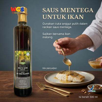 STAR VILLAGE White Wine Vinegar Aceto Di Vino Blanco 500ml - White Wine Vinegar