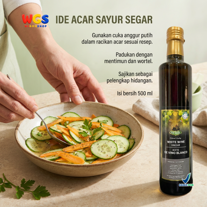 STAR VILLAGE White Wine Vinegar Aceto Di Vino Blanco 500ml - White Wine Vinegar