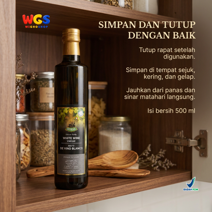 STAR VILLAGE White Wine Vinegar Aceto Di Vino Blanco 500ml - White Wine Vinegar