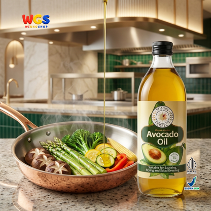 Sunny Perfect Minyak Alpukat 1L - Avocado Oil 100% Minyak Goreng untuk Tumis Sauteing Frying Salad Dressing