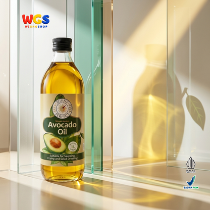Sunny Perfect Minyak Alpukat 1L - Avocado Oil 100% Minyak Goreng untuk Tumis Sauteing Frying Salad Dressing