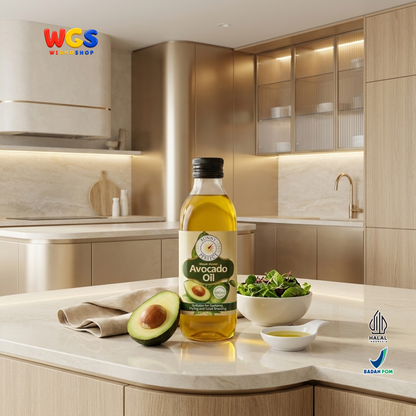 Sunny Perfect Minyak Alpukat Avocado Oil 500ml - 100% Avocado Oil Minyak Goreng Tumis Sauteing Salad Dressing