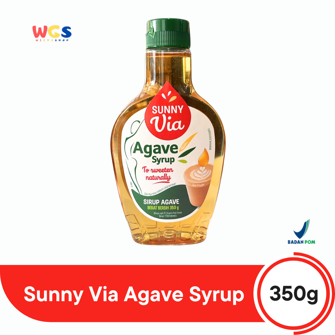 Sunny Via Agave Syrup 350g – Pemanis Alami Sehat dari 100% Sirup Agave Murni