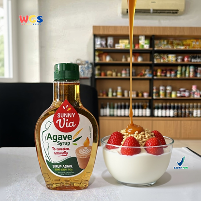 Sunny Via Agave Syrup 350g – Pemanis Alami Sehat dari 100% Sirup Agave Murni