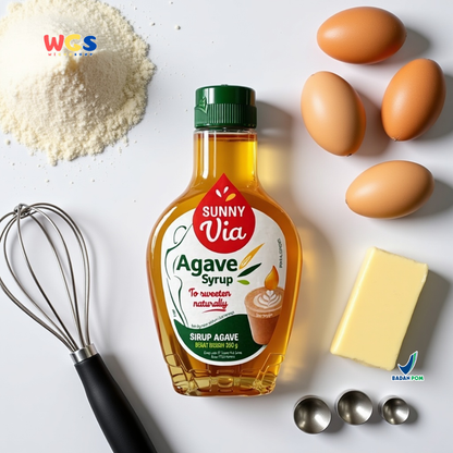 Sunny Via Agave Syrup 350g – Pemanis Alami Sehat dari 100% Sirup Agave Murni