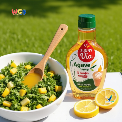 Sunny Via Agave Syrup 350g – Pemanis Alami Sehat dari 100% Sirup Agave Murni