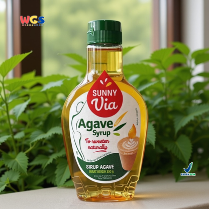 Sunny Via Agave Syrup 350g – Pemanis Alami Sehat dari 100% Sirup Agave Murni