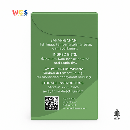 TEA N TALES Kencana Wungu Signature Tea 10g (5x2g) – Teh Herbal Apel & Bunga yang Menyegarkan