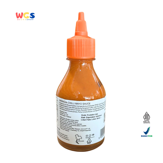 THAI DRAGON Sriracha Chilli Mayo Sauce 200ml | Saus Mayo Pedas Gurih Halal Khas Thailand