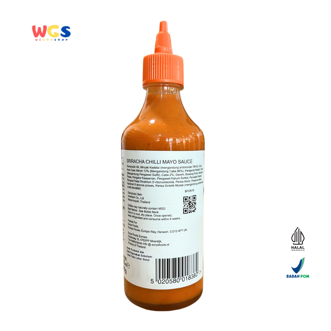 THAI DRAGON Sriracha Chilli Mayo Sauce 455ml | Saus Mayo Pedas Gurih Thailand Halal Premium
