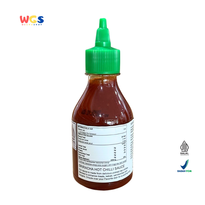 THAI DRAGON Sriracha Hot Chilli Sauce 200ml | Saus Cabai Thailand Pedas Gurih Halal Premium