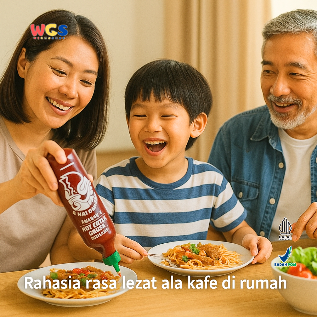 THAI DRAGON Sriracha Hot Chilli Sauce 455ml | Saus Cabai Thailand Pedas Gurih Halal Premium