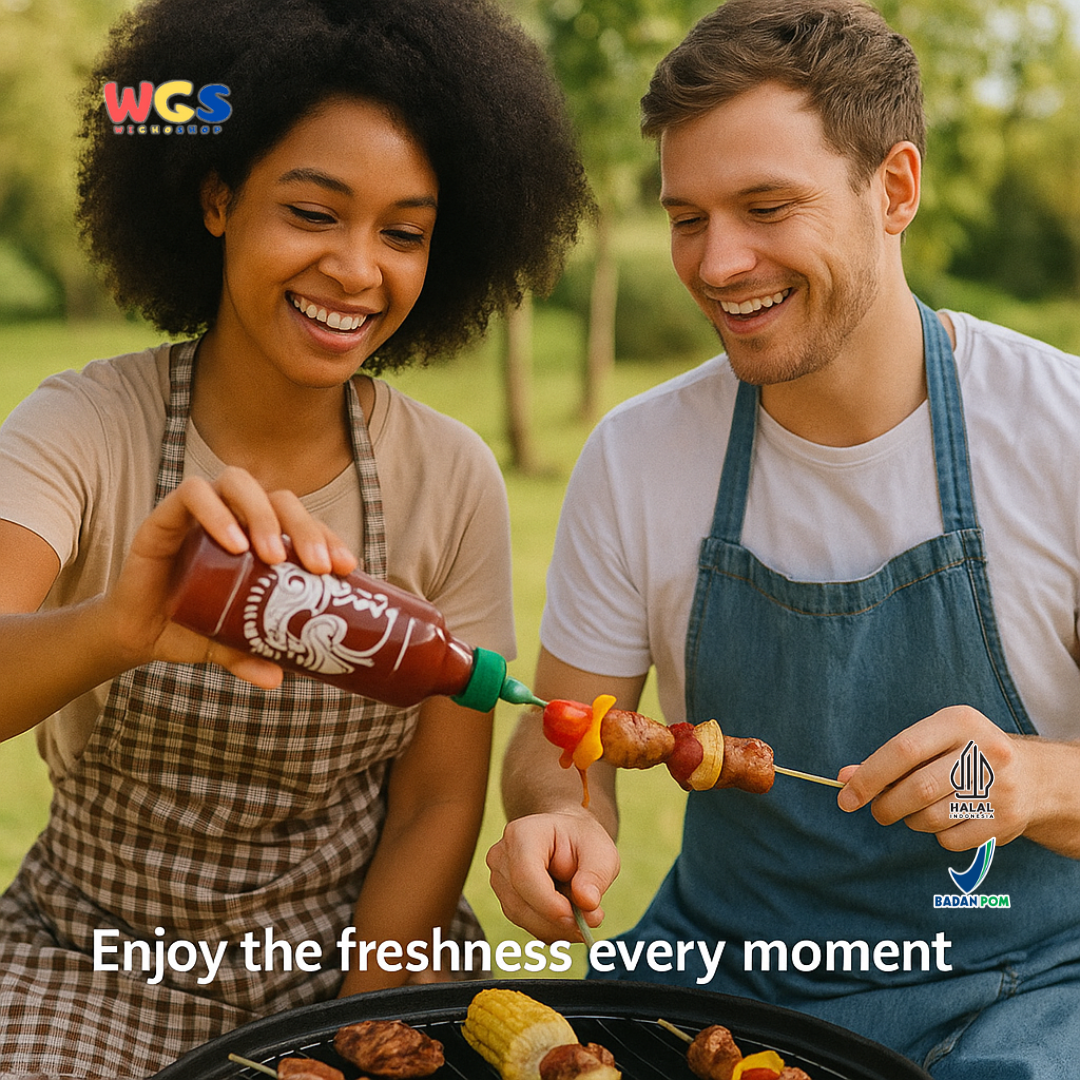 THAI DRAGON Sriracha Hot Chilli Sauce 455ml | Saus Cabai Thailand Pedas Gurih Halal Premium