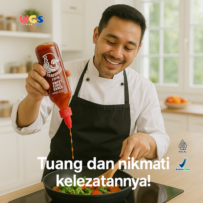 THAI DRAGON Sweet Chilli Sauce 455ml | Saus Cabai Manis Thailand Halal Serbaguna