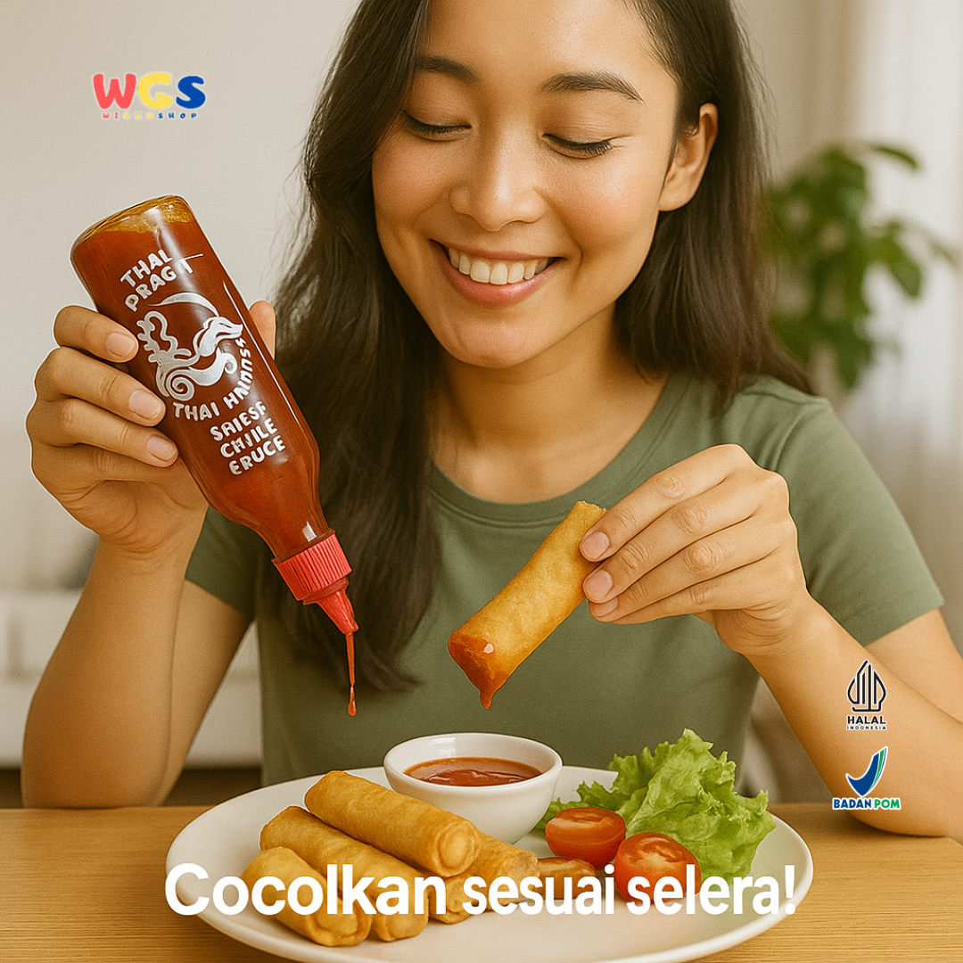 THAI DRAGON Sweet Chilli Sauce 455ml | Saus Cabai Manis Thailand Halal Serbaguna