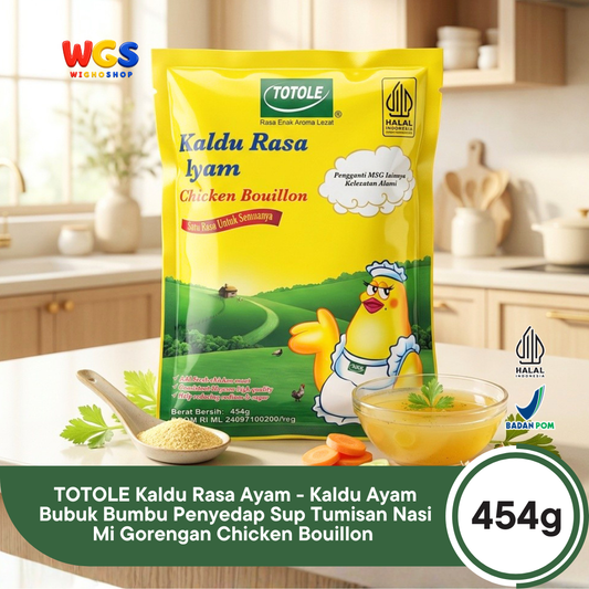TOTOLE Kaldu Rasa Ayam 454g - Kaldu Ayam Bubuk Bumbu Penyedap Sup Tumisan Nasi Mi Gorengan Chicken Bouillon