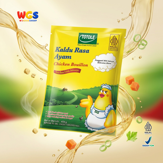 TOTOLE Kaldu Rasa Ayam 454g - Kaldu Ayam Bubuk Bumbu Penyedap Sup Tumisan Nasi Mi Gorengan Chicken Bouillon