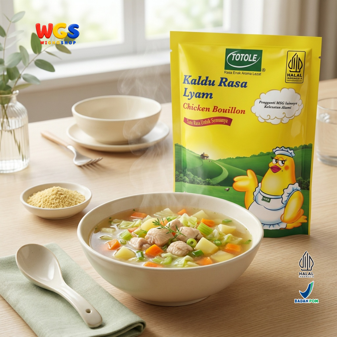 TOTOLE Kaldu Rasa Ayam 454g - Kaldu Ayam Bubuk Bumbu Penyedap Sup Tumisan Nasi Mi Gorengan Chicken Bouillon