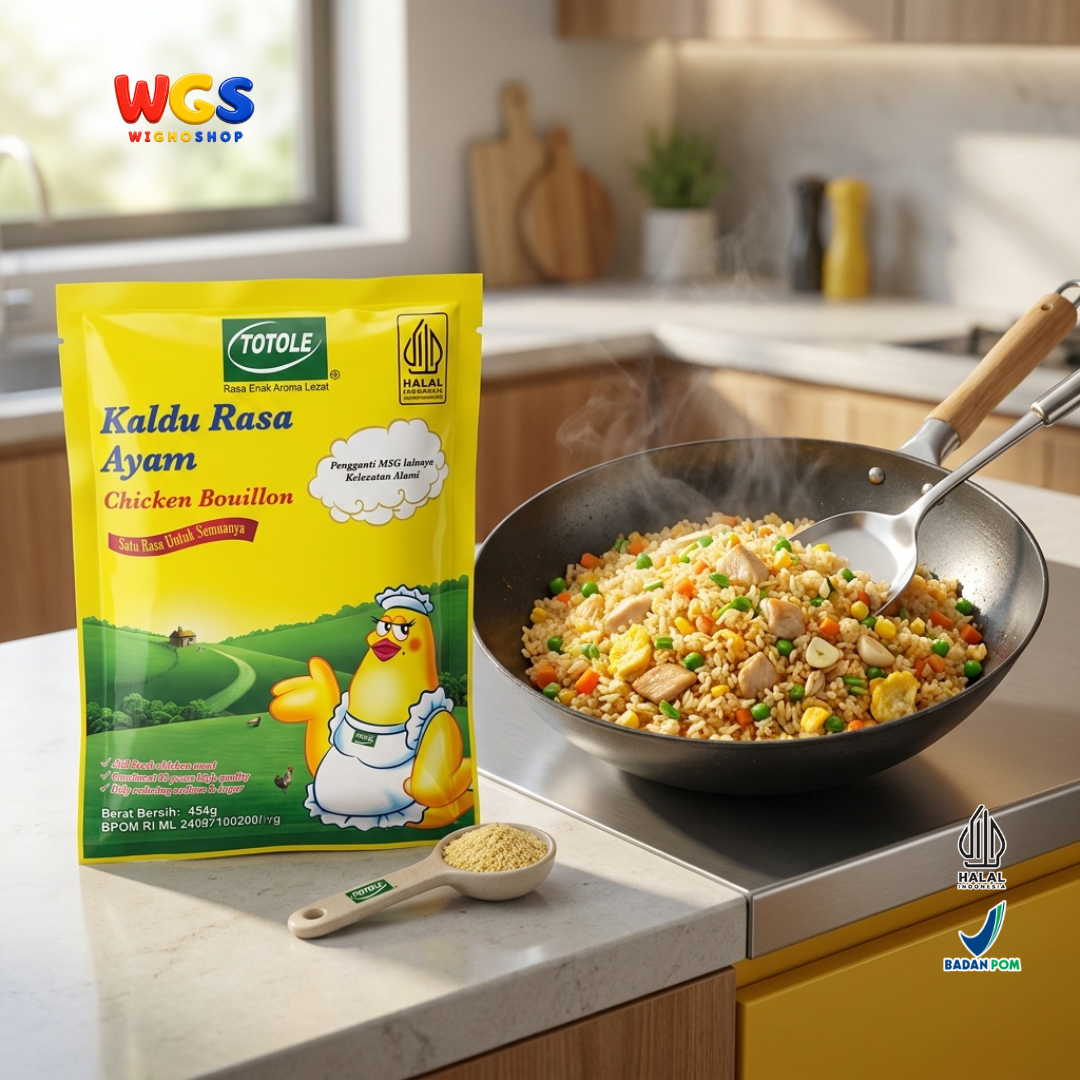 TOTOLE Kaldu Rasa Ayam 454g - Kaldu Ayam Bubuk Bumbu Penyedap Sup Tumisan Nasi Mi Gorengan Chicken Bouillon