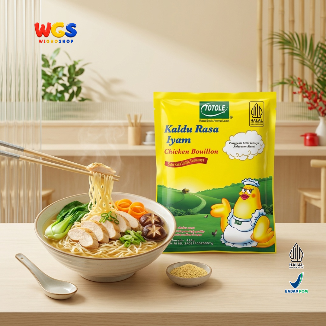 TOTOLE Kaldu Rasa Ayam 454g - Kaldu Ayam Bubuk Bumbu Penyedap Sup Tumisan Nasi Mi Gorengan Chicken Bouillon