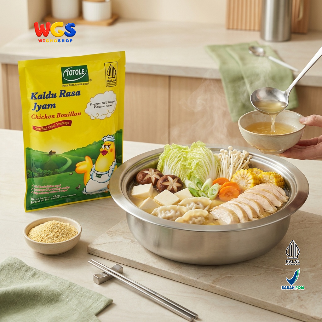 TOTOLE Kaldu Rasa Ayam 454g - Kaldu Ayam Bubuk Bumbu Penyedap Sup Tumisan Nasi Mi Gorengan Chicken Bouillon
