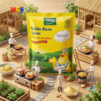 TOTOLE Kaldu Rasa Ayam 454g - Kaldu Ayam Bubuk Bumbu Penyedap Sup Tumisan Nasi Mi Gorengan Chicken Bouillon