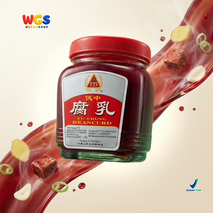 TTS Fu-Chung Beancurd 250g - Tahu Merah Fermentasi Fermented Bean Curd Bumbu Bubur Sup Tumisan Masakan Asia