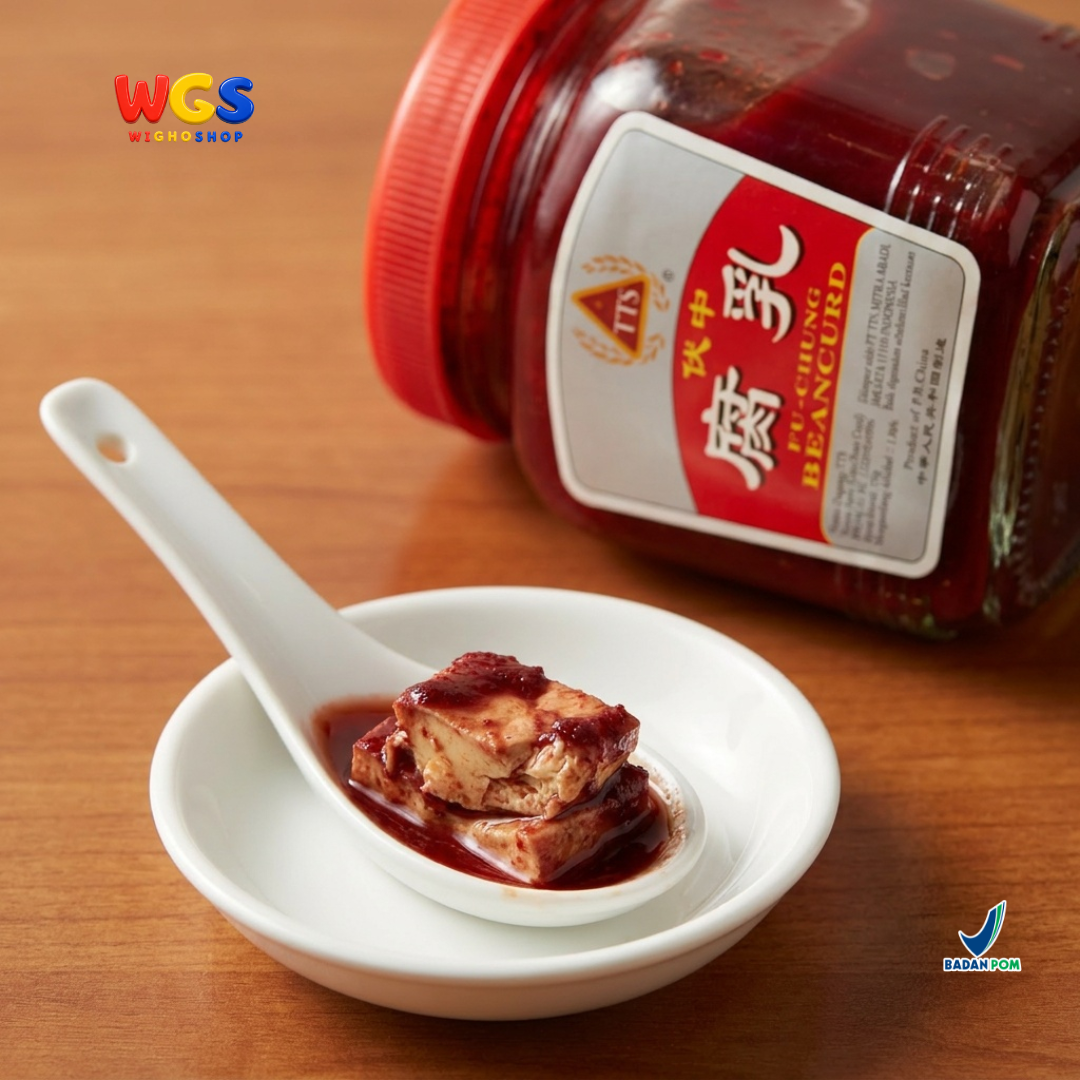 TTS Fu-Chung Beancurd 250g - Tahu Merah Fermentasi Fermented Bean Curd Bumbu Bubur Sup Tumisan Masakan Asia