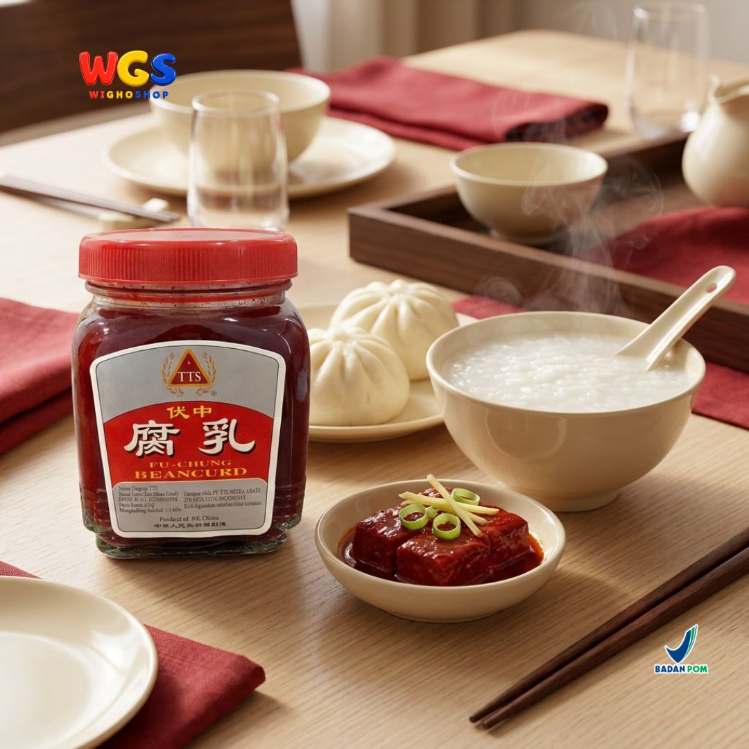 TTS Fu-Chung Beancurd 250g - Tahu Merah Fermentasi Fermented Bean Curd Bumbu Bubur Sup Tumisan Masakan Asia