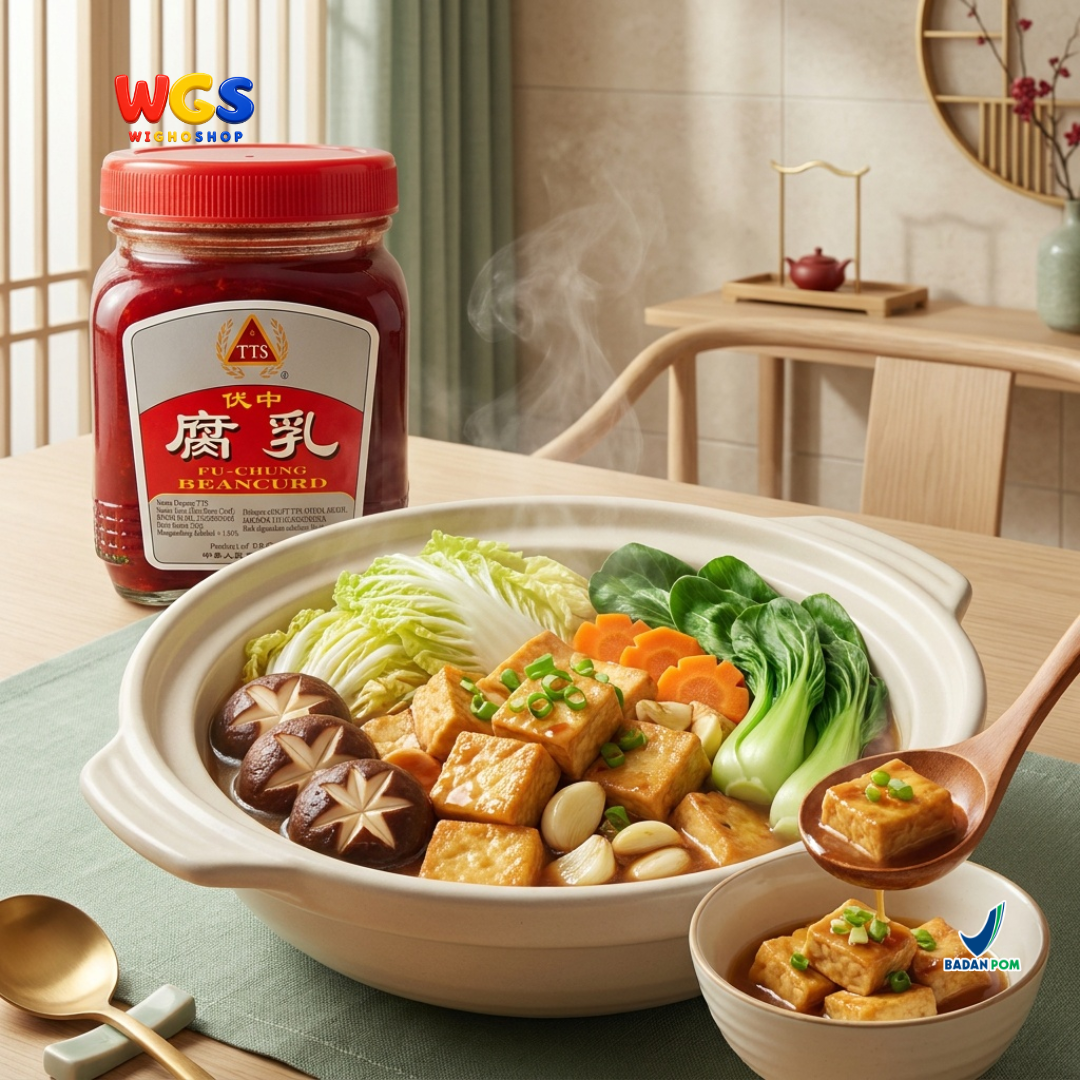 TTS Fu-Chung Beancurd 250g - Tahu Merah Fermentasi Fermented Bean Curd Bumbu Bubur Sup Tumisan Masakan Asia