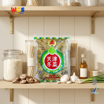 TTS Tong Cai Sawi Asin 250g - Dong Cai Tongcai Tianjin Preserved Vegetable Sawi Putih Asin Bumbu Sup Bubur